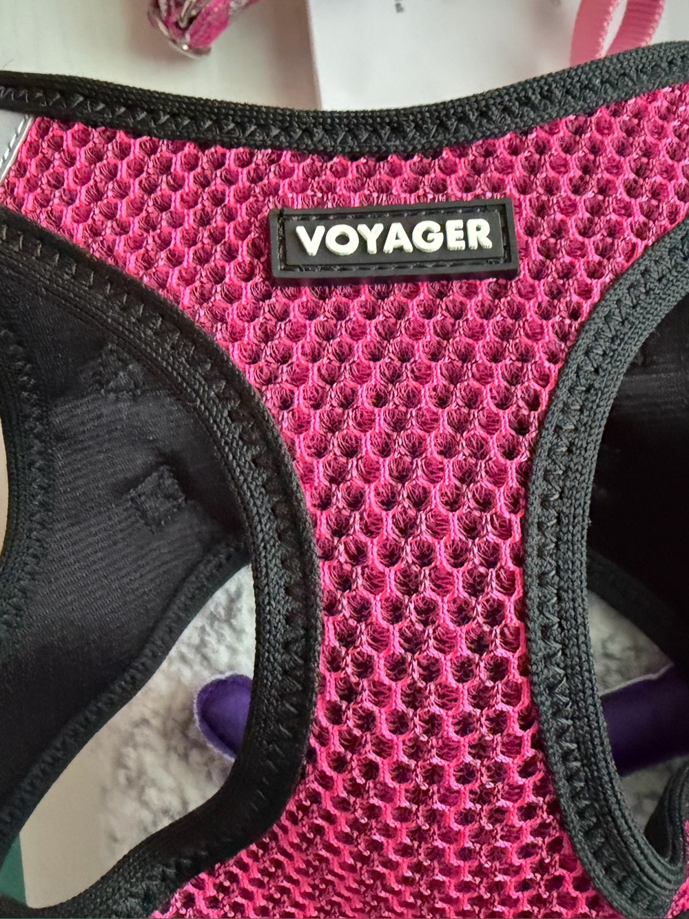 Harness - Pink - Breathable Mesh Design